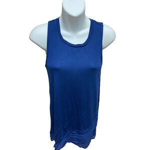 Aventura Womens Tank Top Size XS Sleeveless Blue New Tencel Shirt Casual